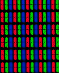 Пример структуры пикселей H-IPS-матрицы